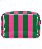Cosmetic Pouches-1693-GRN/PNK